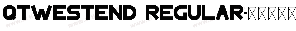 QTWestEnd Regular字体转换